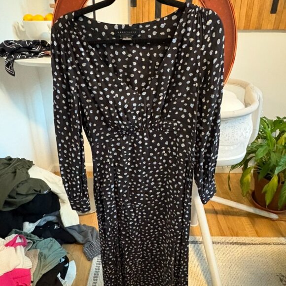 SANCTUARY Navy Midi Dress Size 0 - Picture 1 of 3